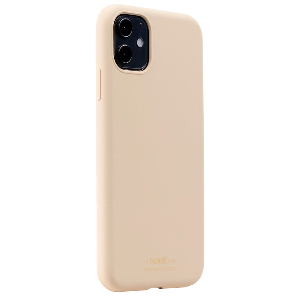 Holdit iPhone 11 Soft Touch Silikone Cover - Beige