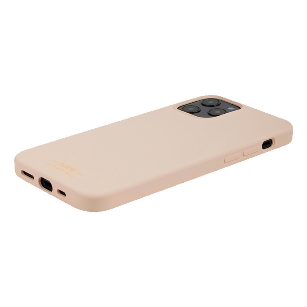 Holdit iPhone 12 / 12 Pro Soft Touch Silikone Cover - Beige