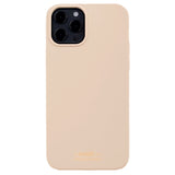 Holdit iPhone 12 / 12 Pro Soft Touch Silikone Cover - Beige