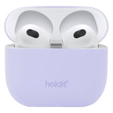 Holdit Nygård Silikone Case Til AirPods (3.gen) - Lavender