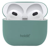 Holdit Nygård Silikone Case Til AirPods (3.gen) - Moss Green