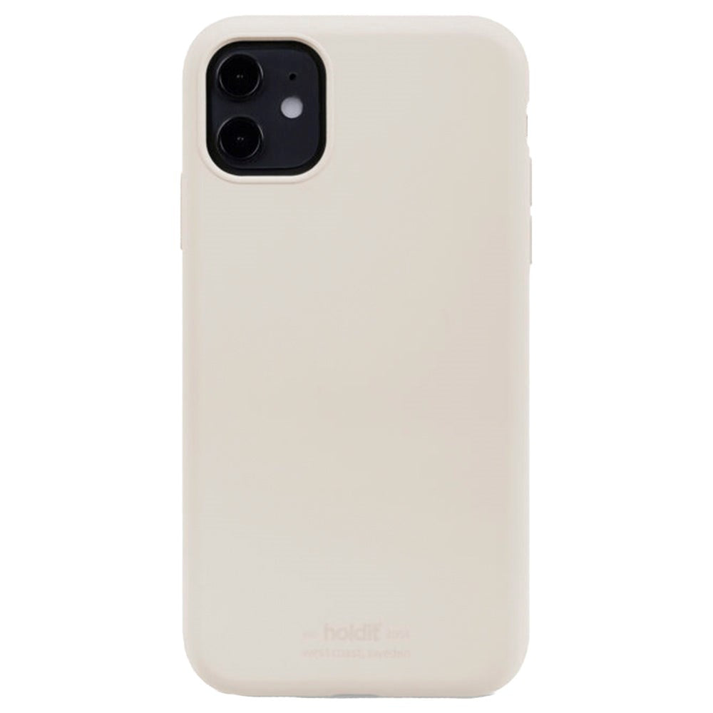 Holdit iPhone 11 Soft Touch Silikone Cover - Light Beige