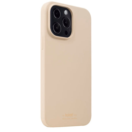 Holdit iPhone 13 Pro Soft Touch Silikone Cover - Beige