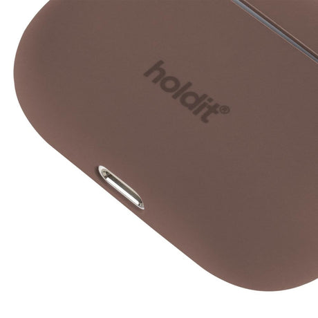 Holdit Nygård Silikone Cover Til AirPods Pro - Dark Brown