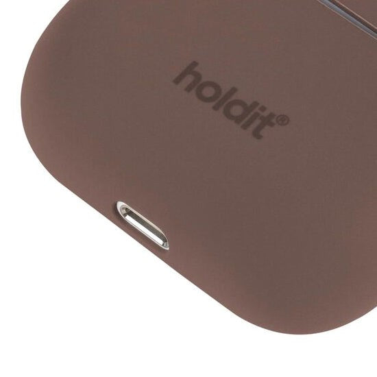 Holdit Nygård Silikone Cover Til AirPods (3. gen.) - Dark Brown