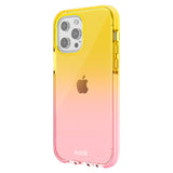 Holdit iPhone 13 Pro Seethru Cover - Gradient Bright Pink/Orange Juice