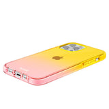 Holdit iPhone 13 Pro Seethru Cover - Gradient Bright Pink/Orange Juice