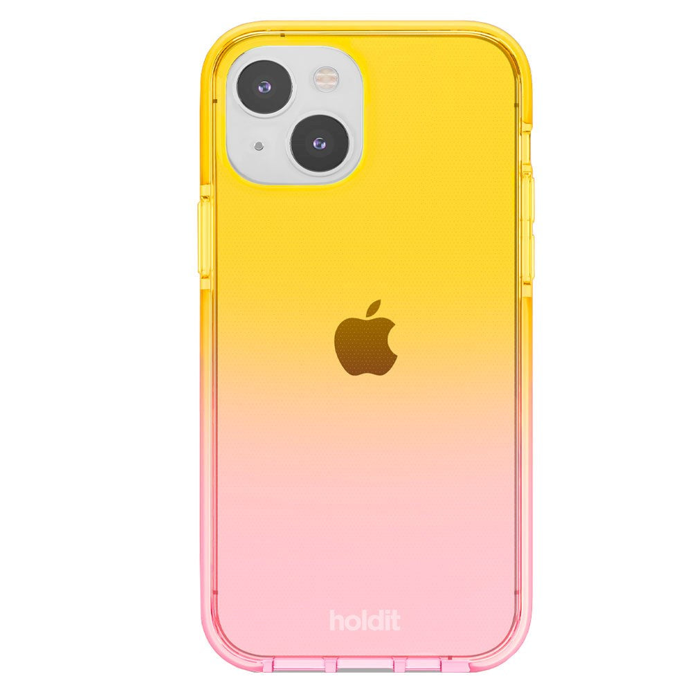 Holdit iPhone 14 / 13 Seethru Cover - Gradient Bright Pink/Orange Juice