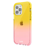 Holdit iPhone 14 Pro Seethru Cover - Gradient Bright Pink/Orange Juice