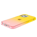 Holdit iPhone 14 Pro Seethru Cover - Gradient Bright Pink/Orange Juice