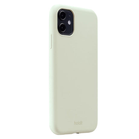 Holdit iPhone 11 Soft Touch Silikone Cover - White Moss