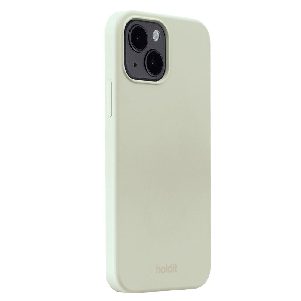 iPhone 14 / 13 Holdit Soft Touch Silikone Case - White Moss