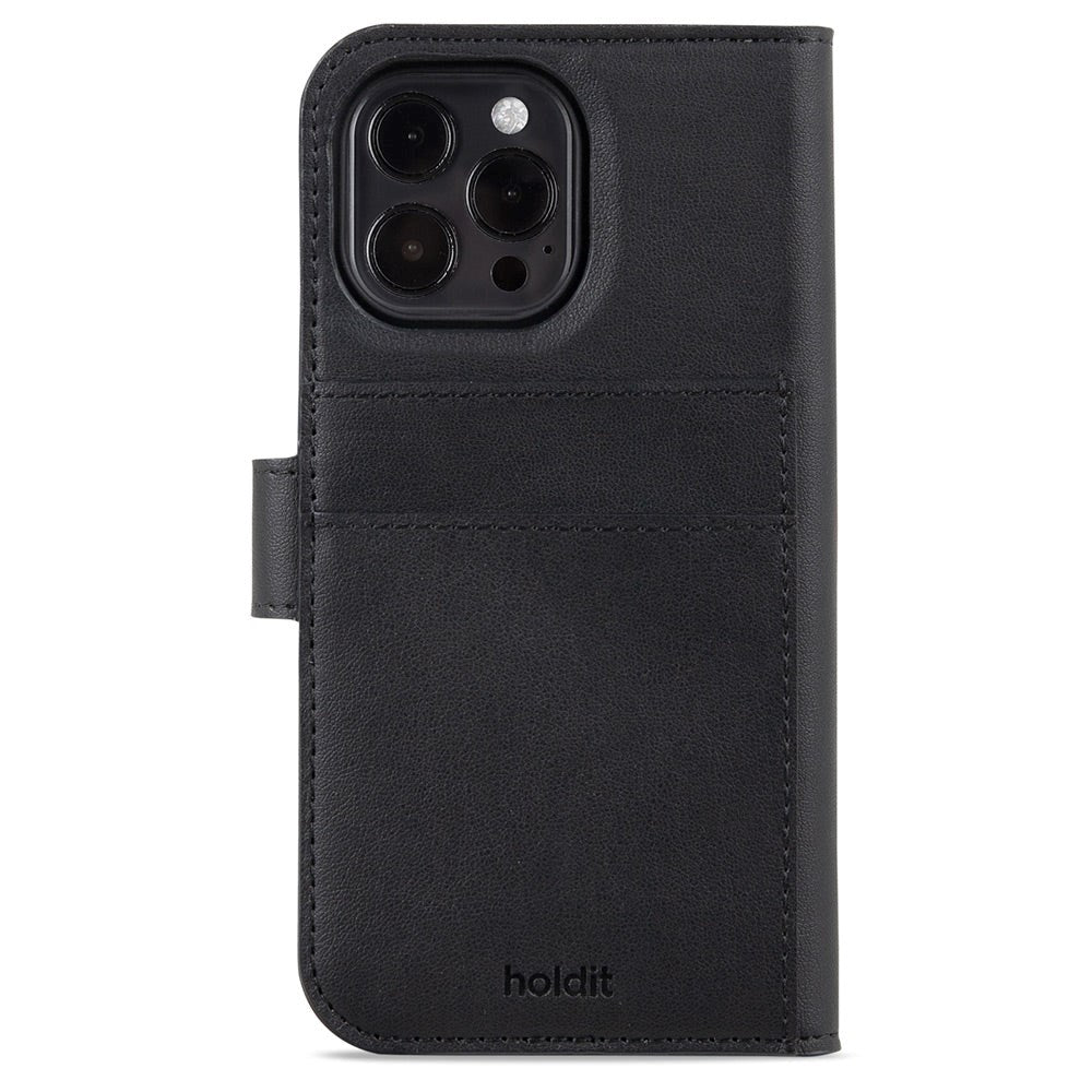 Holdit iPhone 15 Pro Max Wallet Case Magnet Plus - Flip Cover - Black