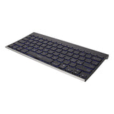 Universal Deltaco Bluetooth Keyboard TB-630 m. Dansk Tastatur og Baggrundsbelysning- Sort