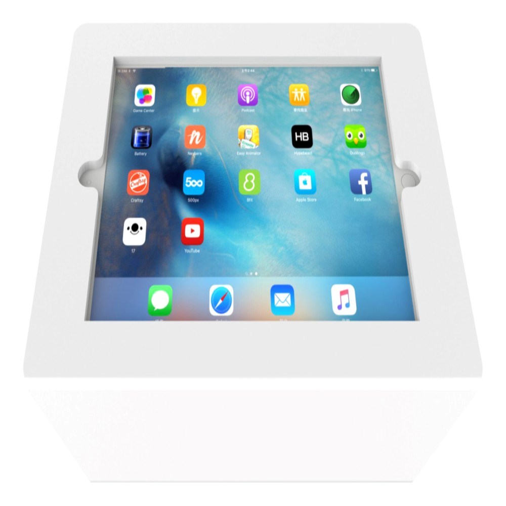 Deltaco Tablet Bordholder - Maks. Mål: 9.7" - Hvid