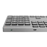 Deltaco Slim Aluminium Wireless Tastatur - Sort