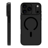 X2O iPhone 17 Pro Max Mag Frosted Mobil Cover - MagSafe Kompatibel - Mat Sort