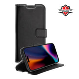 iPhone 17 Pro Max X2O Classic Wallet Flip Case m. Pung & Ståfunktion - Sort