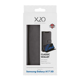 Samsung Galaxy A17 (5G) X2O Classic Wallet Flip Cover m. Kortholder & Ståfunktion - Sort