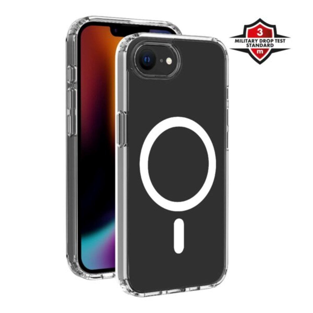 iPhone 17e / 16e X2O Mag Clear Bagside Cover - MagSafe Kompatibel - Gennemsigtig