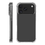 X2O iPhone 18 Pro Max / 17 Pro Max Anti-Shock Bagside Cover - Gennemsigtig