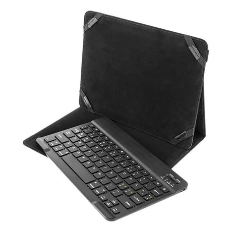 Deltaco Tablet Tastatur m. Etui & Dansk Layout (225 x 165mm-245 x 185mm) - Sort