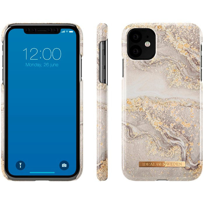 iDeal Of Sweden iPhone 11 Fashion Case Sparkle Greige Marble