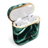 iDeal Of Sweden Apple AirPods (1 & 2. gen.) Fashion Case Golden Olive Marble