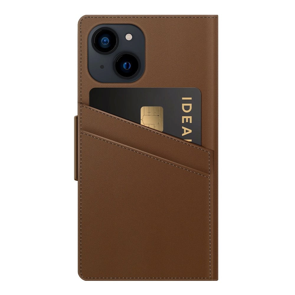 iDeal Of Sweden iPhone 13 Mini 2-i-1 Magnet Atelier Wallet Cover Intense Brown