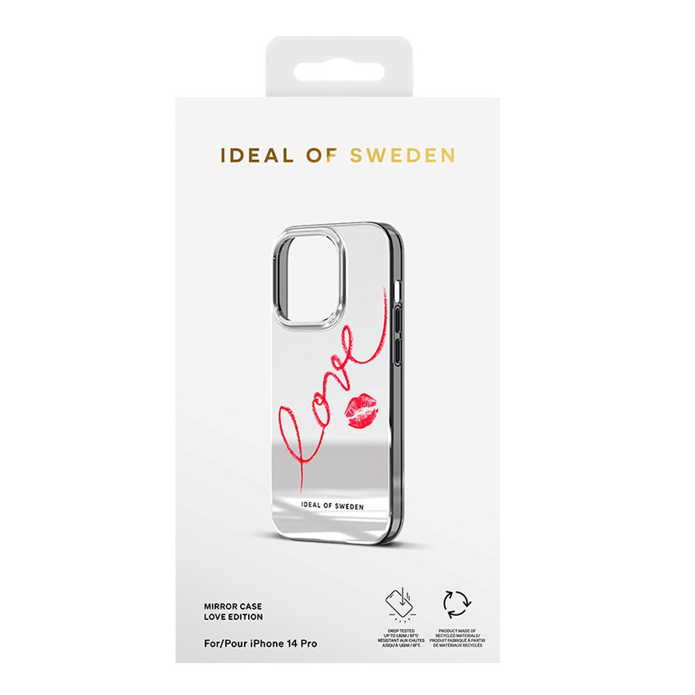 iPhone 14 Pro iDeal Of Sweden Mirror Case - Love Edition