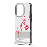 iPhone 14 Pro iDeal Of Sweden Mirror Case - Love Edition