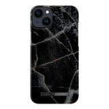 iPhone 14 Plus iDeal Of Sweden Fashion Case - Black Thunder Marble