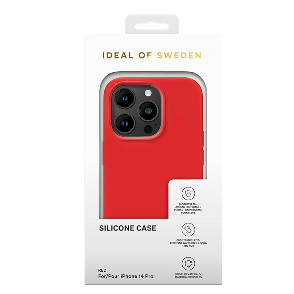 iDeal Of Sweden iPhone 14 Pro Silikone Cover - Red