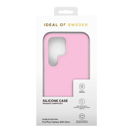 Samsung Galaxy S24 Ultra iDeal Of Sweden Silicone Case - MagSafe Kompatibel - Bubblegum Pink