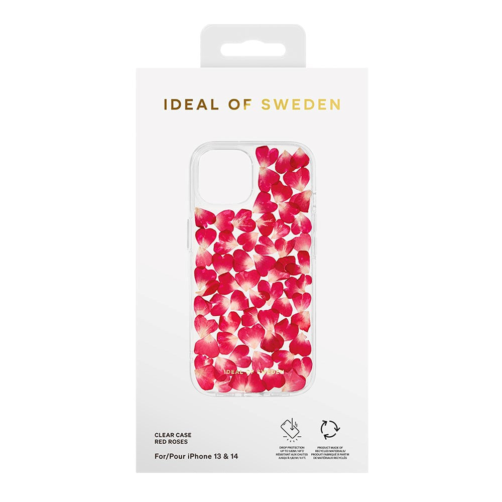 iPhone 14 / 13 iDeal Of Sweden Clear Case - Red Roses