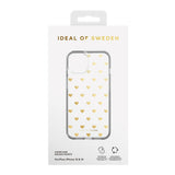 iPhone 14 / 13 iDeal Of Sweden Clear Case - Golden Hearts