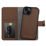 iDeal Of Sweden iPhone 14 / 13 Magnet Wallet+ Flip Cover - Brun