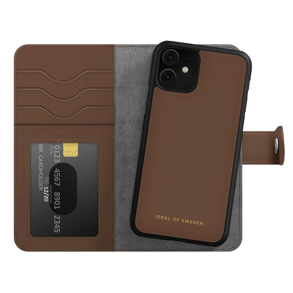 iPhone 11 Pro iDeal Of Sweden Magnet Wallet+ - Brun