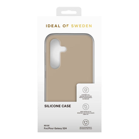 Samsung Galaxy S24 iDeal Of Sweden Silicone Case - Beige