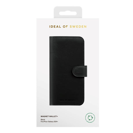 iDeal Of Sweden Samsung Galaxy S24+ (Plus) Magnet Wallet+ Flip Cover - Sort