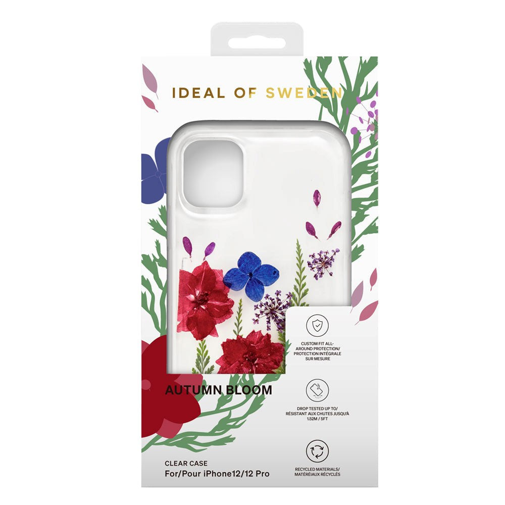 iPhone 12 / 12 Pro iDeal Of Sweden Clear Case - Autumn Bloom