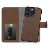 iDeal Of Sweden iPhone 15 Pro Max Magnet Wallet+ Flip Cover - Brun