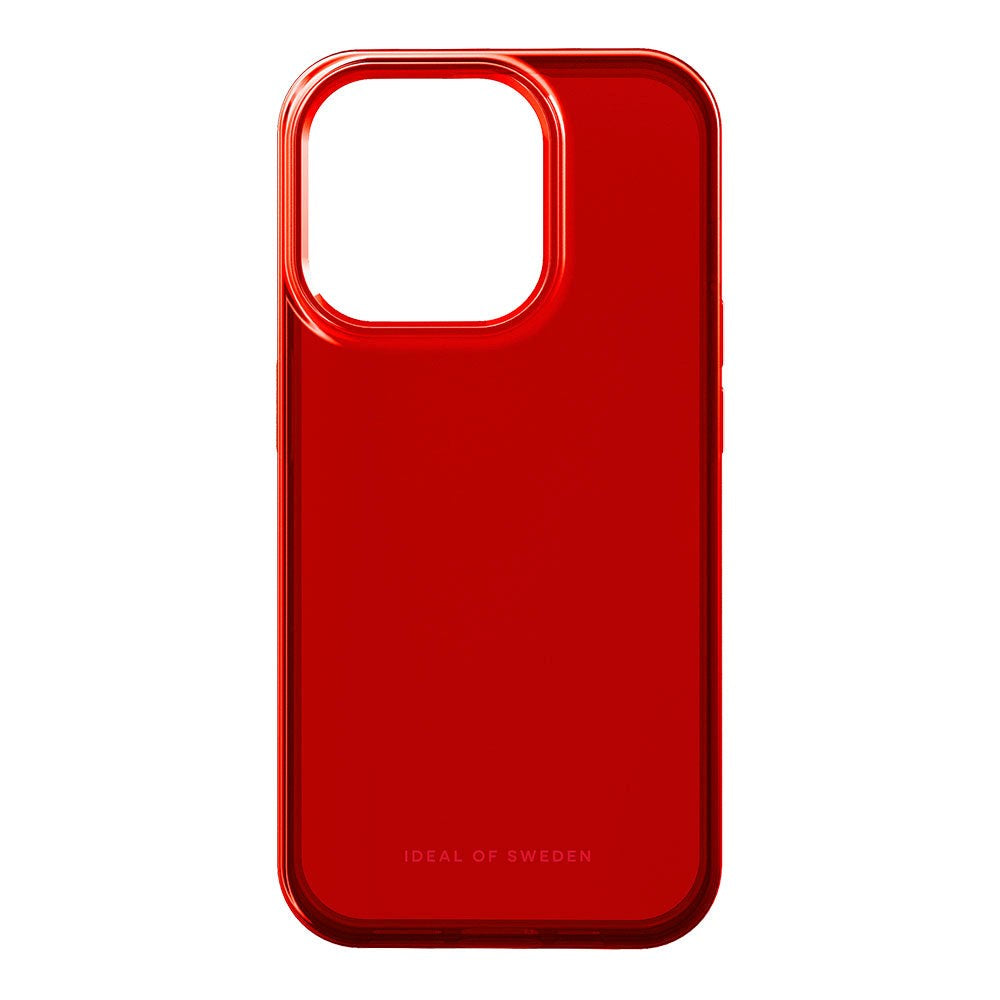 iPhone 15 Pro iDeal Of Sweden Clear Case - Radiant Red