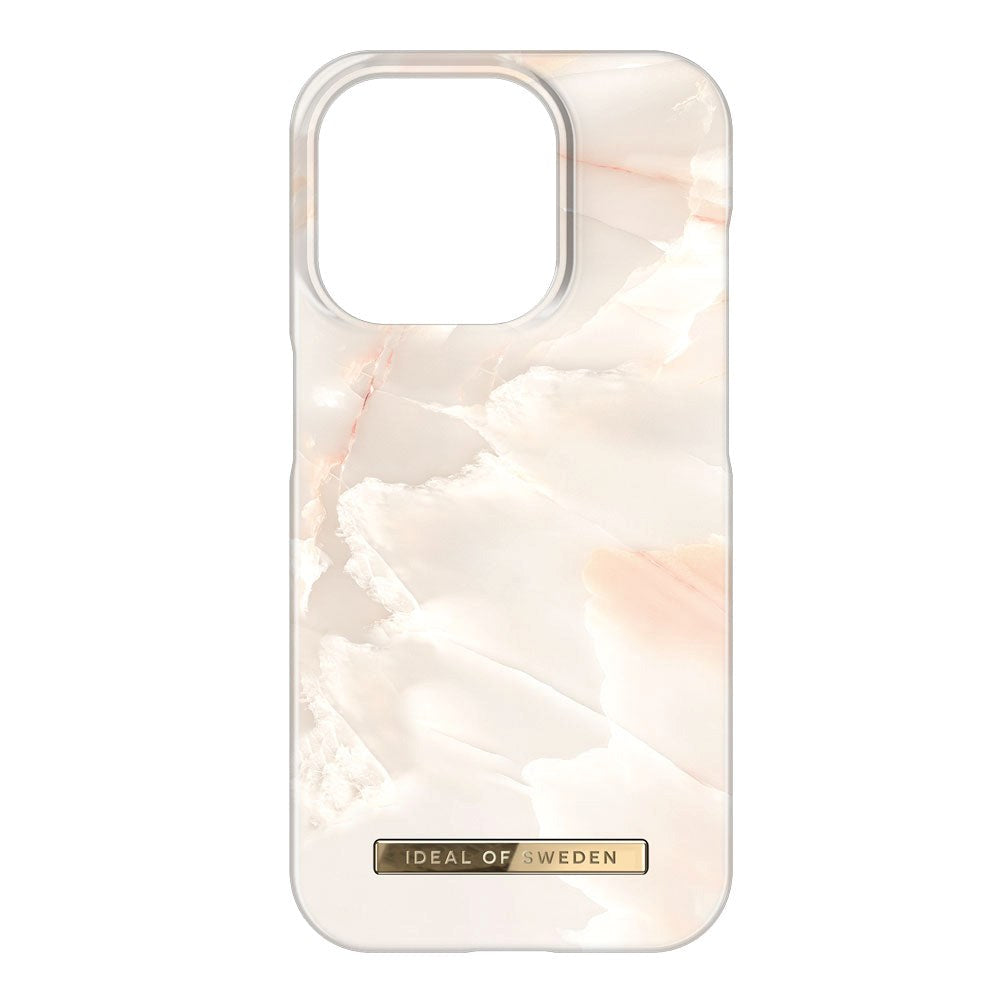 iPhone 15 Pro iDeal Of Sweden Fashion Case - Rose Pearl Marble