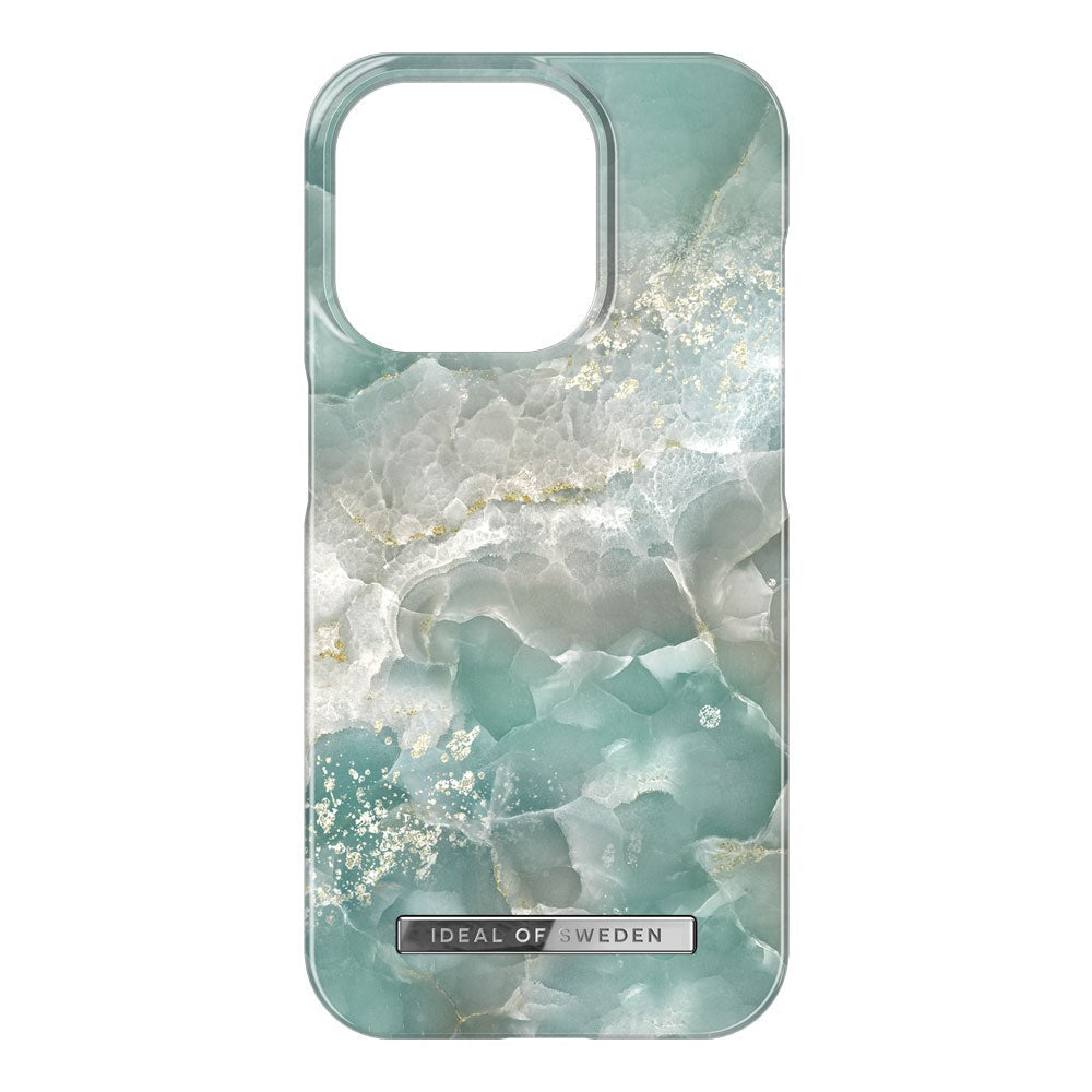 iPhone 15 Pro iDeal Of Sweden Fashion Case - MagSafe Kompatibel - Azura Marble