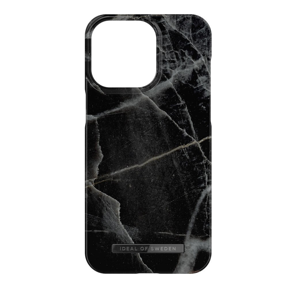 iPhone 15 Pro Max iDeal Of Sweden Fashion Case - MagSafe Kompatibel - Black Thunder Marble