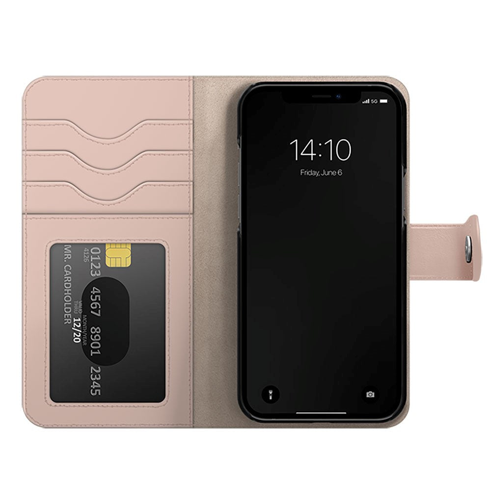 iPhone 12 / 12 Pro iDeal Of Sweden Magnet Wallet+ - Pink