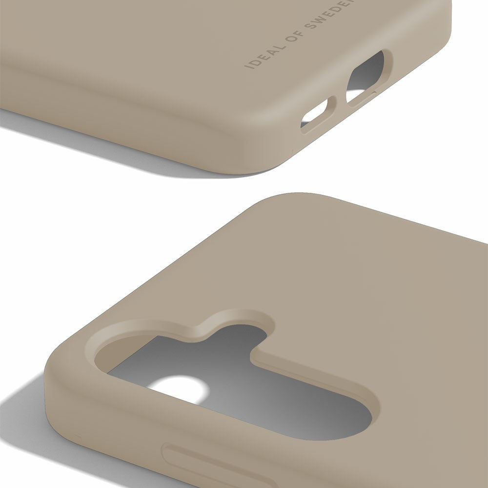 Samsung Galaxy S24 iDeal Of Sweden Silicone Case - MagSafe Kompatibel - Beige