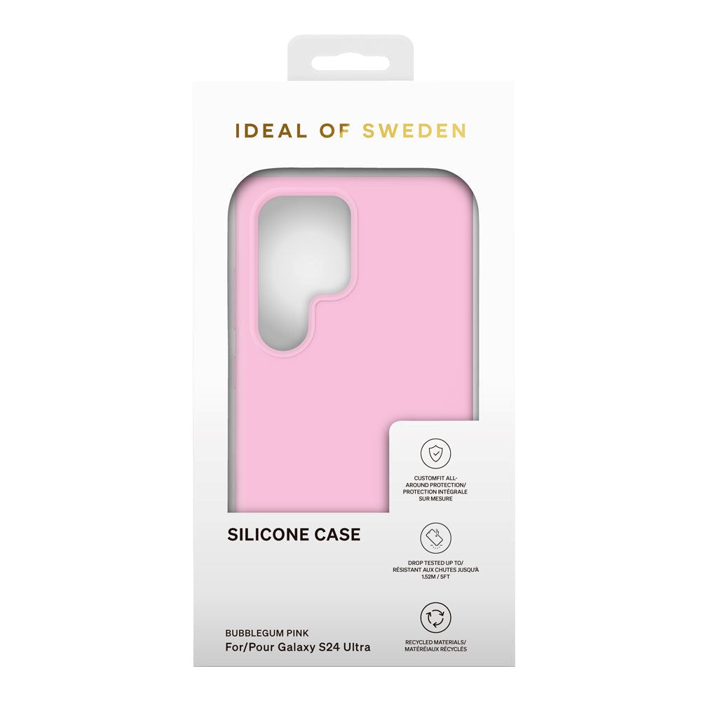 Samsung Galaxy S24 Ultra iDeal Of Sweden Silicone Case - Bubblegum Pink