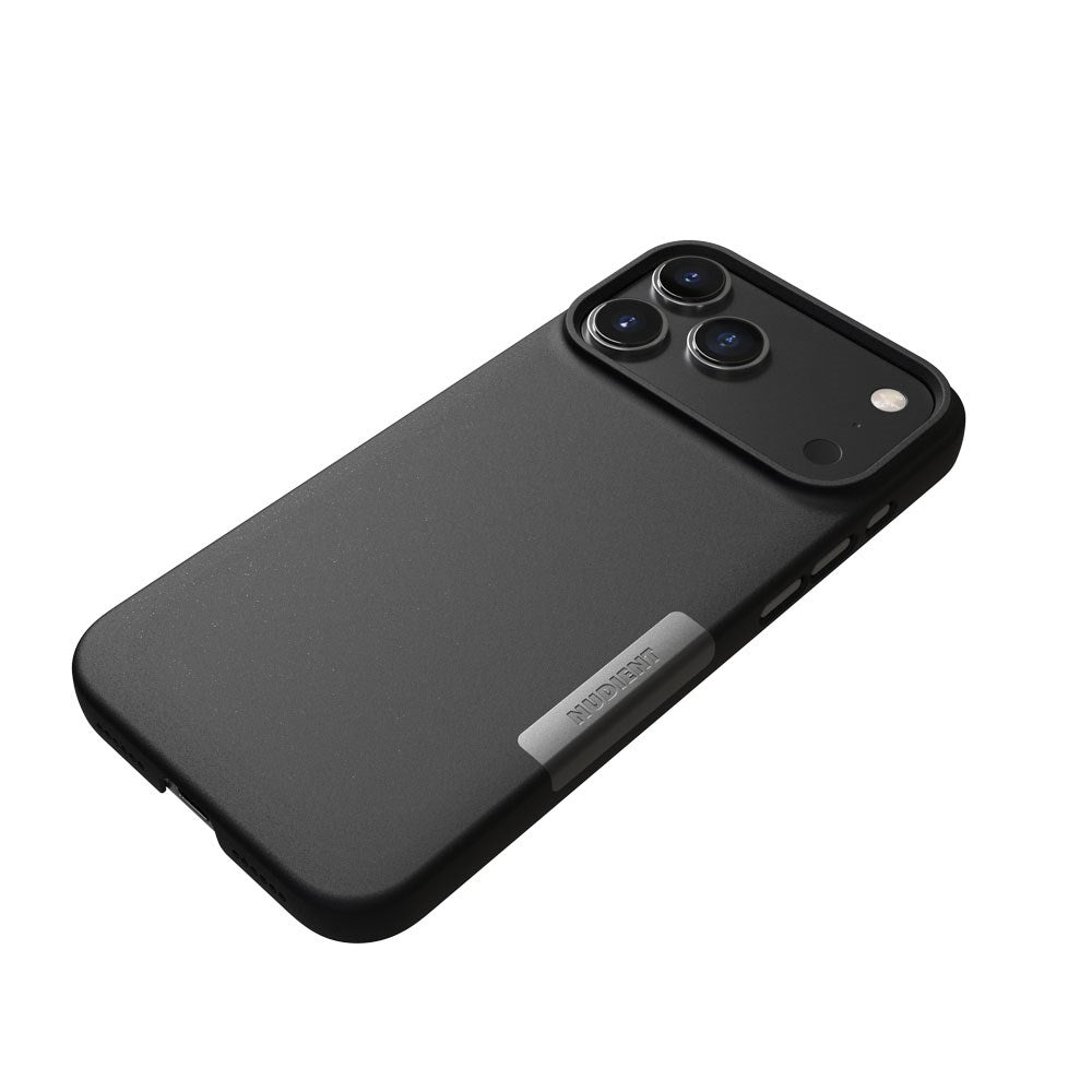 iPhone 18 Pro Max / 17 Pro Max Nudient Thin Case Mobilcover - MagSafe Kompatibel - Ink Black